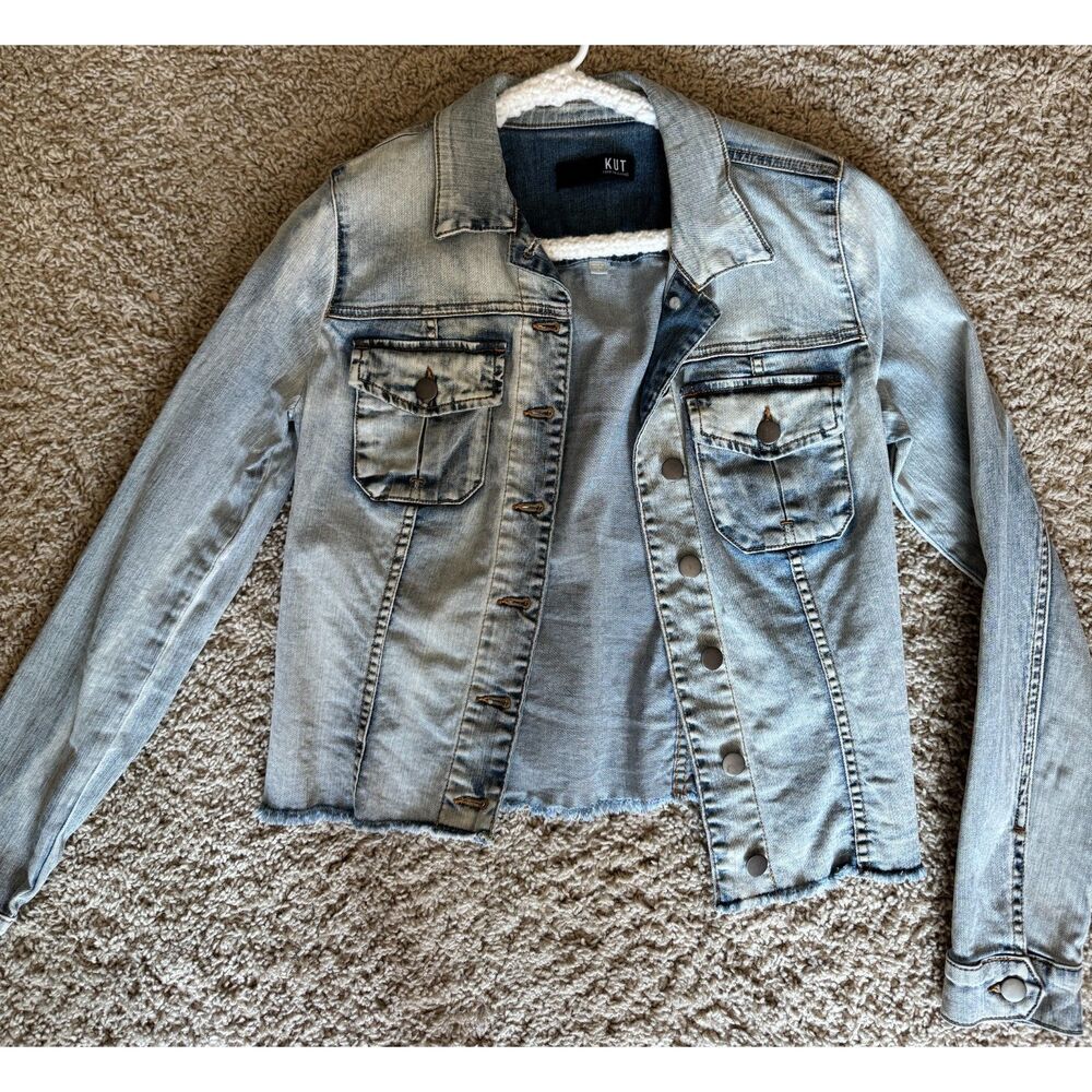Women's Kut from the Kloth Kara Denim Jacket, Size Small